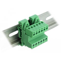 DeLOCK 66080 bornier 6-pin Vert