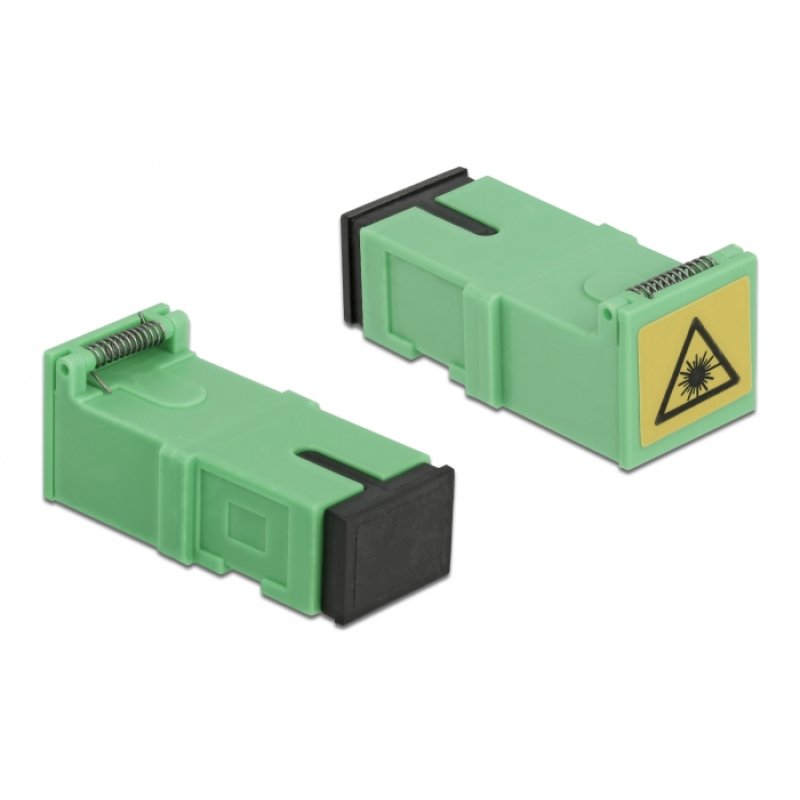 DeLOCK Coupleur avec volet de protection laser SC Simplex femelle à SC Simplex femelle, 4 unités