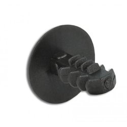 DeLOCK Fir tree clip black 10 pieces