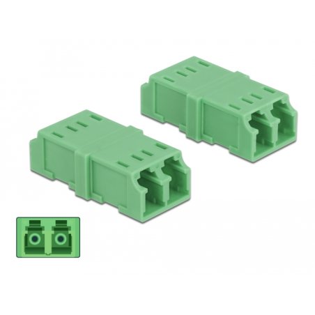 DeLOCK Optical Fiber Coupler LC Duplex female to LC Duplex female 4 pieces
