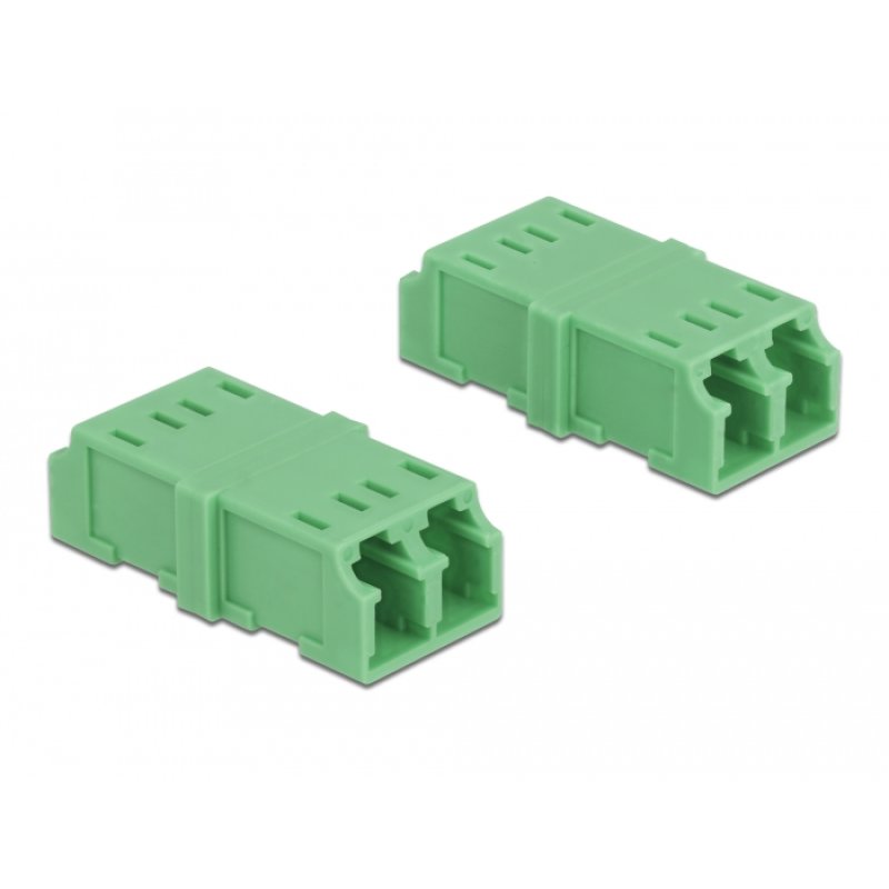 DeLOCK Optical Fiber Coupler LC Duplex female to LC Duplex female 4 pieces