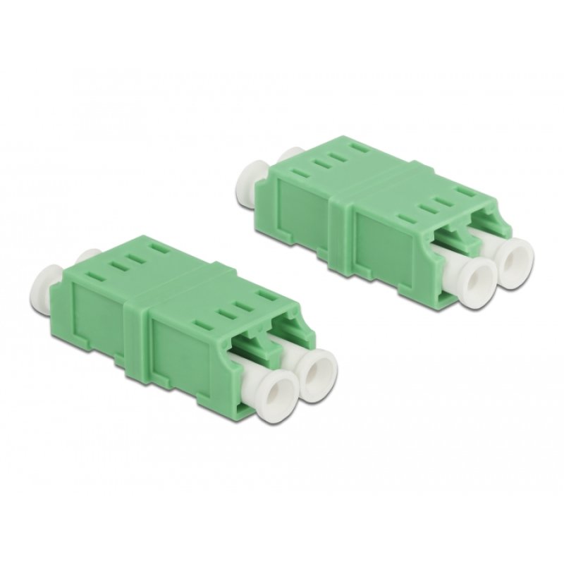 DeLOCK Optical Fiber Coupler LC Duplex female to LC Duplex female 4 pieces