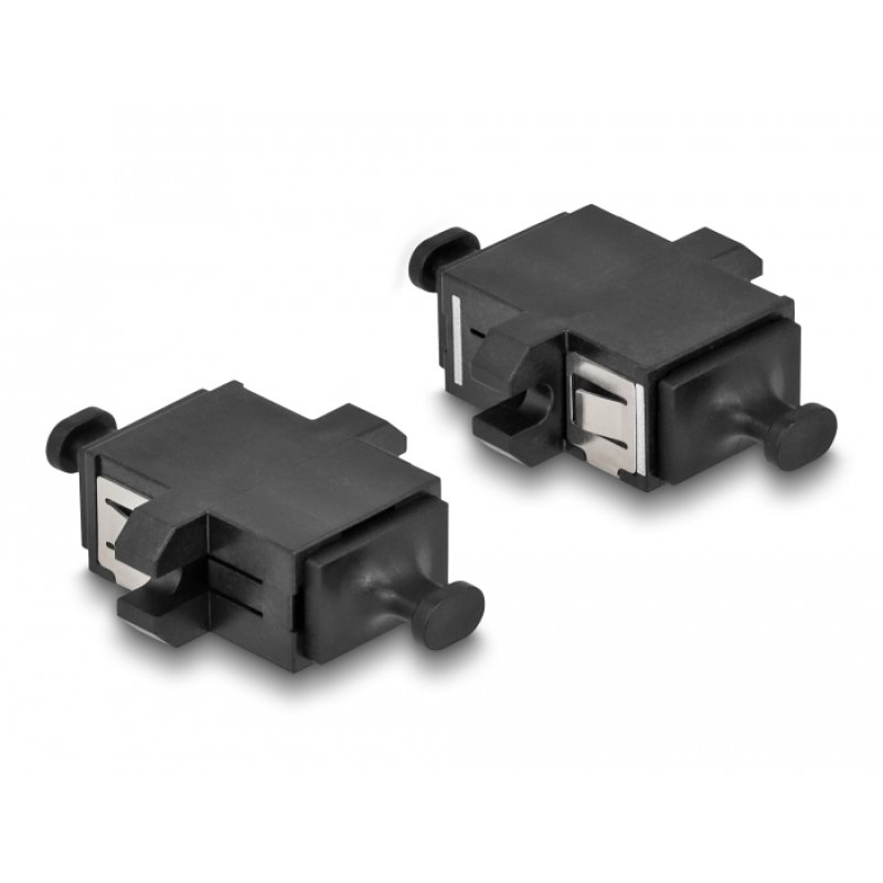 DeLOCK Optical Fiber Coupler MPO female to MPO female black