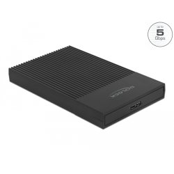 DeLOCK External Enclosure for 2.5″ SATA HDD / SSD with SuperSpeed USB Type Micro-B female - tool free