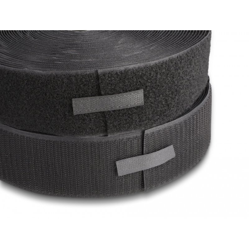 DeLOCK Rouleau de bande scratch L 15 m x l 50 mm, noir