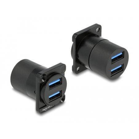 Delock D-Typ Modul USB 5 Gbps Typ-A 2 x Buchse zu 2 x Buchse