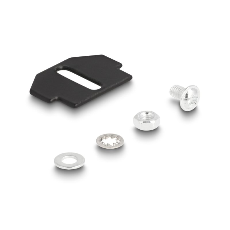 DeLOCK Optical Fiber Mounting for floor tank 18 port for SC Simplex / LC Duplex couplers black