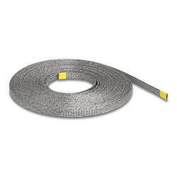 Delock Geflechtschlauch zur EMI Abschirmung dehnbar 10 m x 10 mm