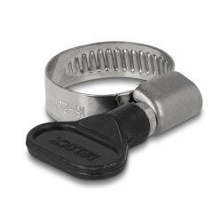 DeLOCK Collier de tuyau à papillon 16 à 25 mm, 10 unités noir