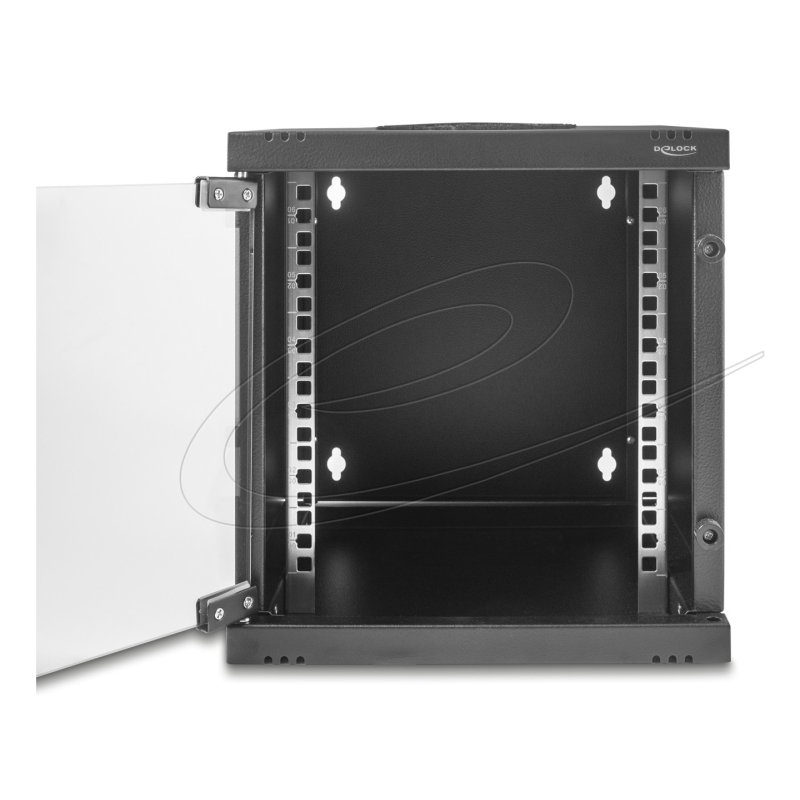 DeLOCK 43422 étagère 6U Supports autoportants, muraux ou au sol Noir