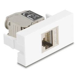Delock Easy 45 Modul RJ45 Buchse zu LSA Cat.6A mit LED