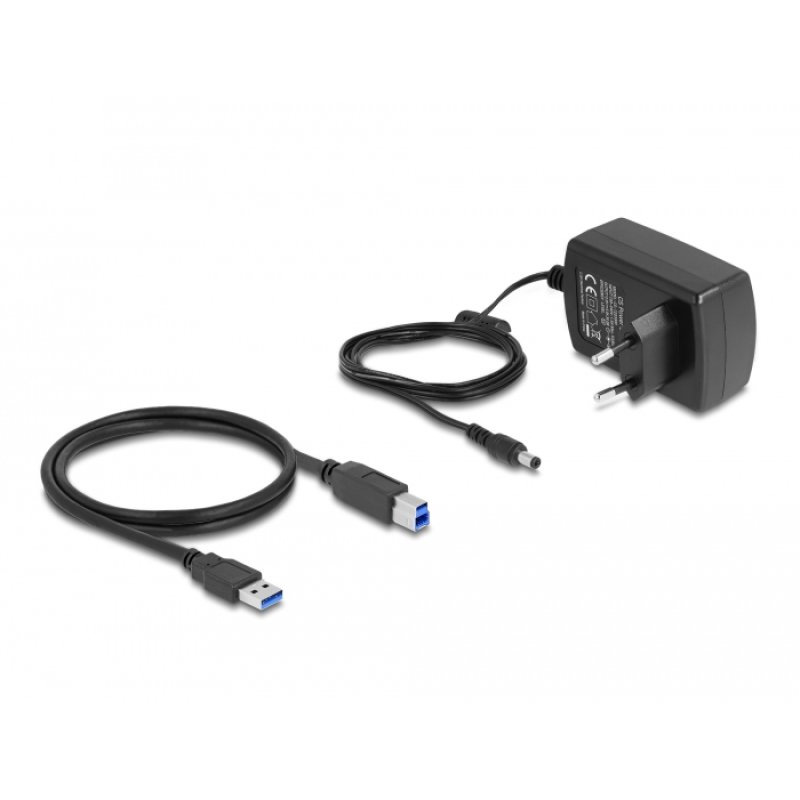 DeLOCK Station d’accueil USB Dual pour 2 SATA HDD / SSD avec fonction de clonage et lecteur de carte port USB