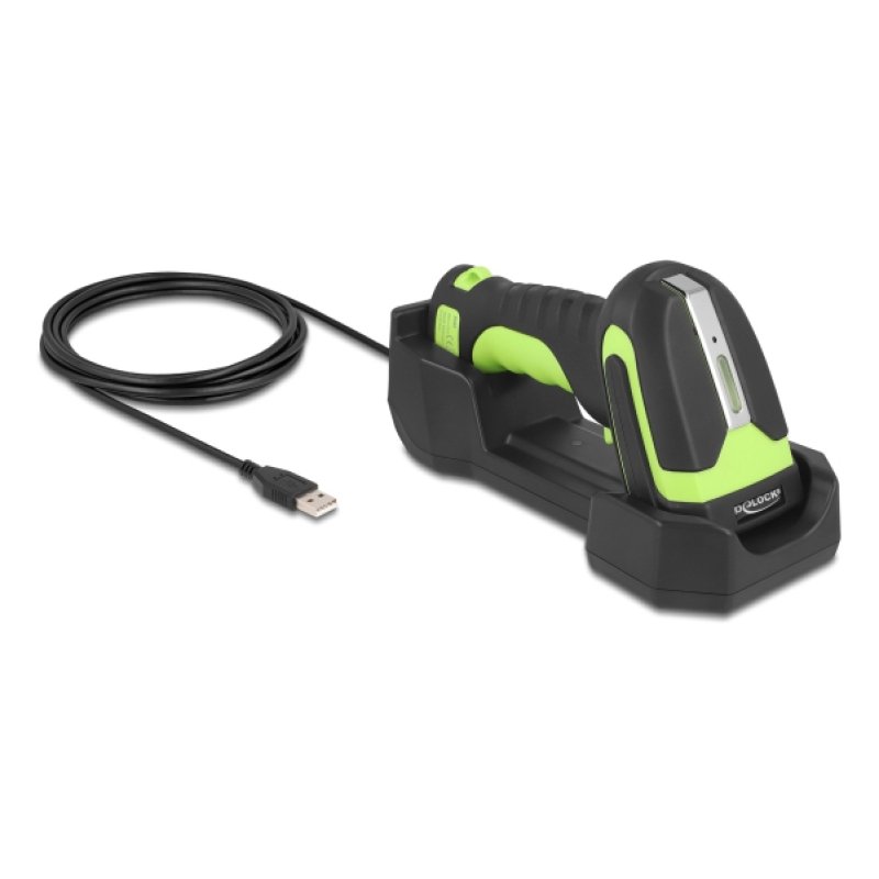 Industrie Barcode Scanner 1D und 2D für 433 MHz oder Bluetooth mit induktiver Ladestation und Fernablesung bis max.