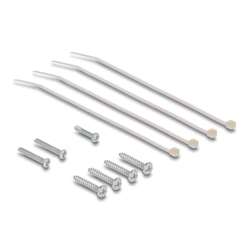 DeLOCK Boitier mural Keystone, 4 ports, blanc