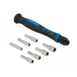 DeLOCK Set de 8 tournevis six pans creux 2,5 - 5,5 mm