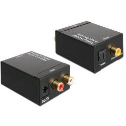 DeLOCK 62443 convertisseur audio Noir