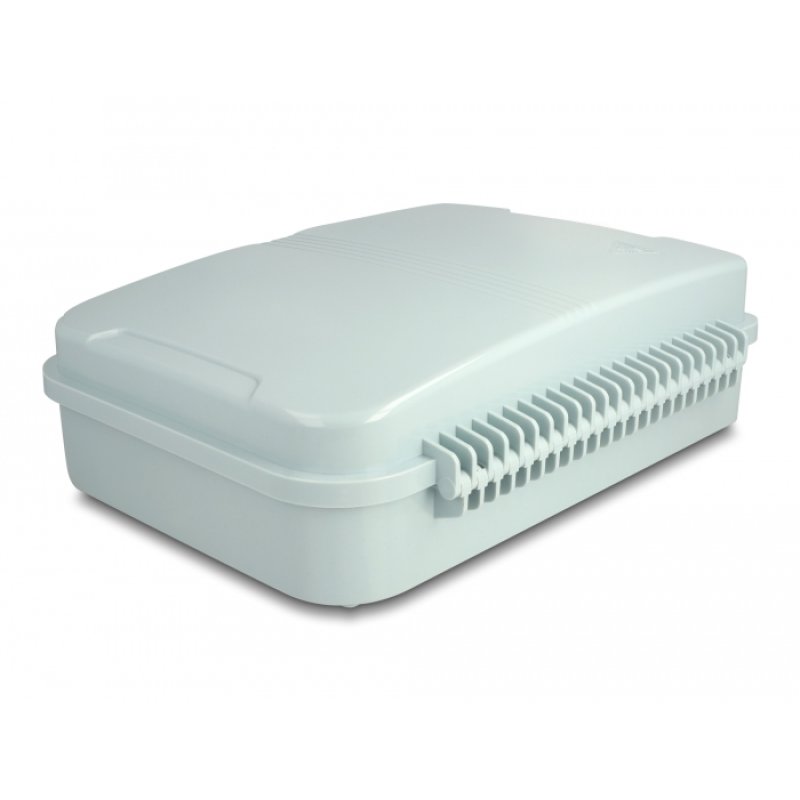DeLOCK Boitier de distribution de fibre optique pour l’intérieur et extérieur, étanche IP65, verrouillable, 24