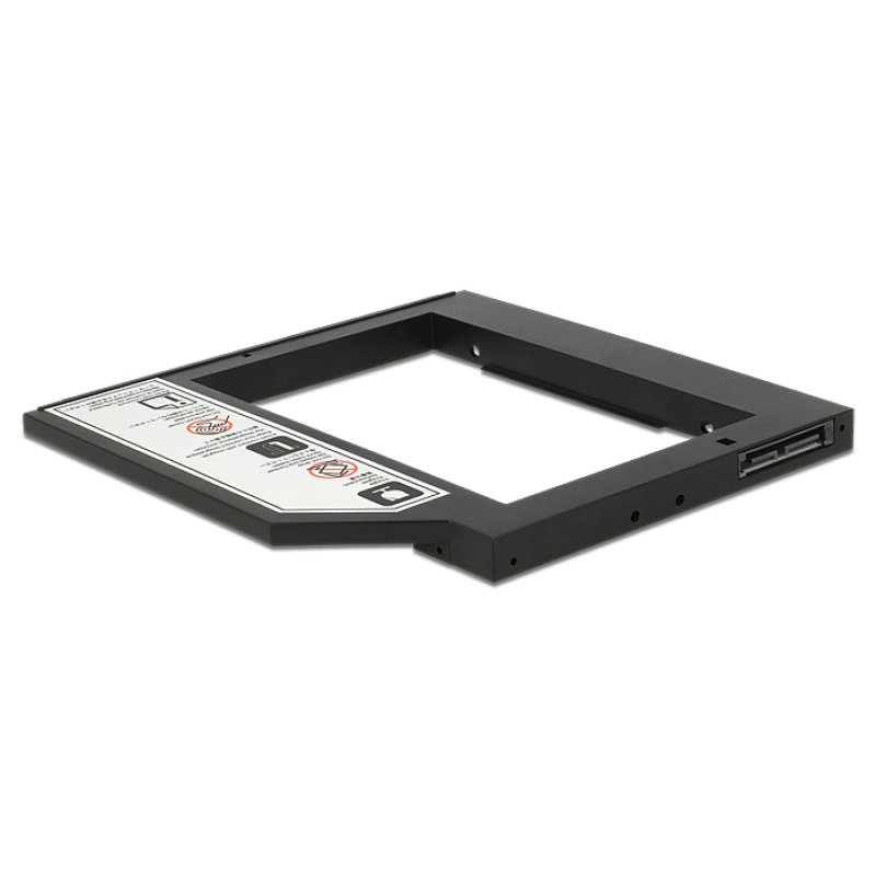 Caddy Slim SATA 5.25? Einbaurahmen (10 mm) für 1 x 2.5? SATA HDD bis 9,5 mm