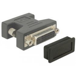 DeLOCK 60160 protection de sécurité pour prise DVI Noir 10 pièce(s)