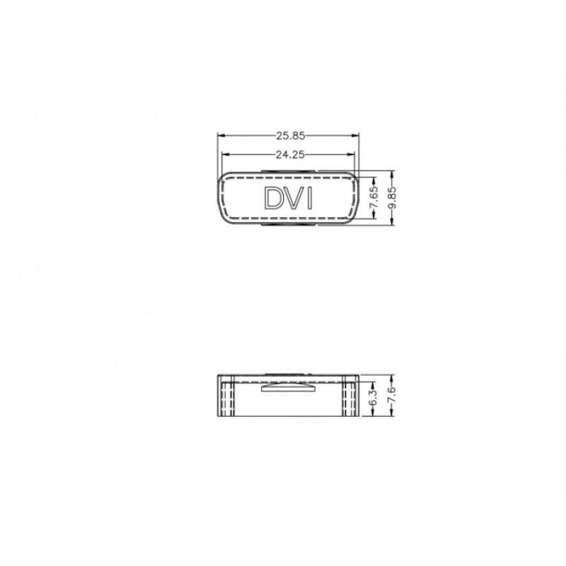 DeLOCK 60161 socket safety cover DVI Transparent 10 pc(s)