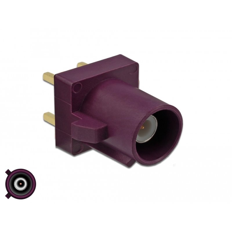 DeLOCK 89730 connecteur de fils FAKRA D Violet