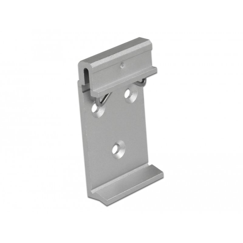 Aluminium Montageclip für Hutschiene (3 Befestigungslöcher)