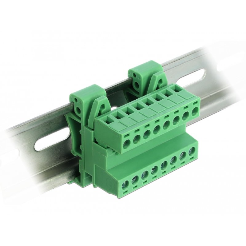 DeLOCK 66081 bornier 8-pin Vert