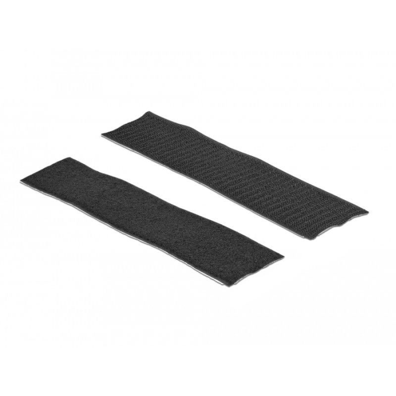 DeLOCK Rouleau de bande scratch autoadhésif, L 10 m x l 50 mm, noir