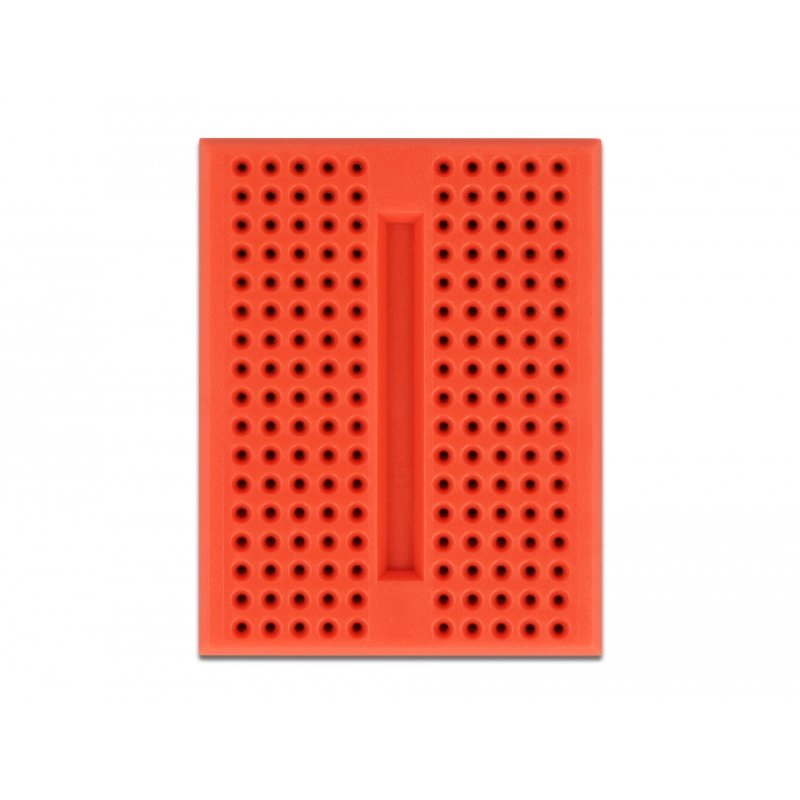 Experimentier-Mini Steckbrett 170 Kontakte rot