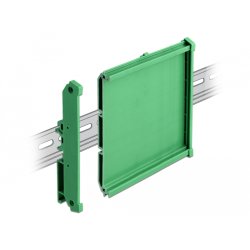 DeLOCK Support de tableau (107 mm) pour rail DIN de 10 cm de long