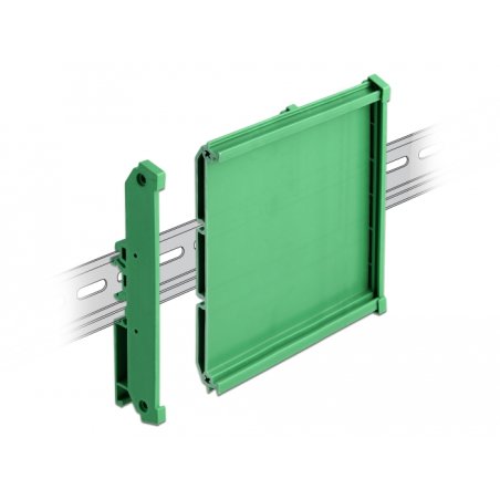 DeLOCK Support de tableau (107 mm) pour rail DIN de 10 cm de long