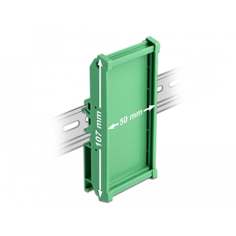 DeLOCK Board Holder (107 mm) for DIN Rail 5 cm long