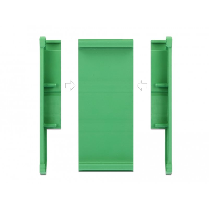 DeLOCK Support de tableau (107 mm) pour rail DIN de 5 cm de long