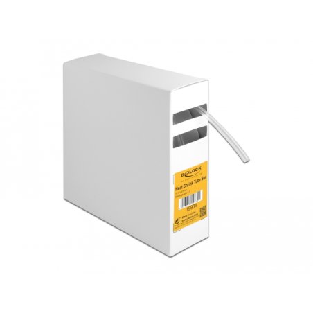 Schrumpfschlauch Box, Schrumpfungsrate 2:1, 10 m x 4,8 mm transparent