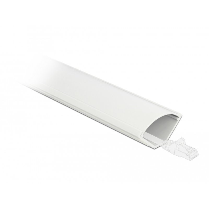 DeLOCK Conduite d’angle 73 x 42 mm - longueur 1 m, blanc