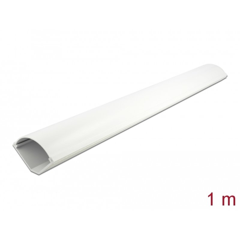 DeLOCK Conduite d’angle 73 x 42 mm - longueur 1 m, blanc