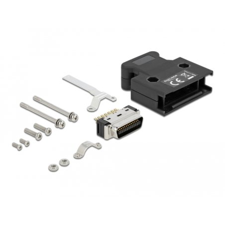 DeLOCK MDR male 26 pin solder connection with housing