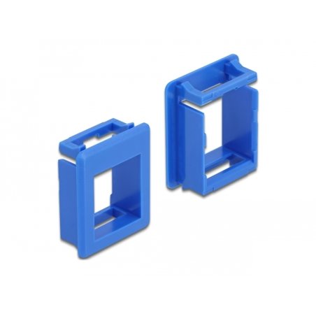 Keystone Halterung für Gehäuse 4 Stück blau