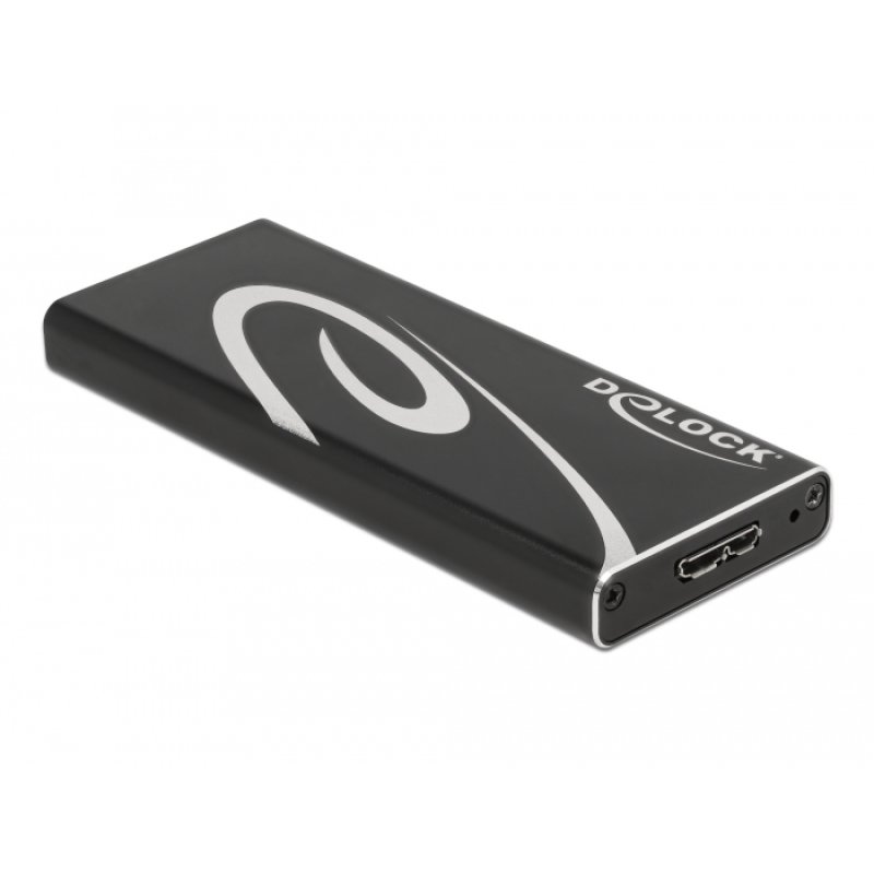 DeLOCK External Enclosure SuperSpeed USB for M.2 SATA SSD Key B