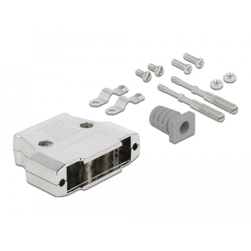 DeLOCK Boitier pour connecteur D-Sub 25 métallique