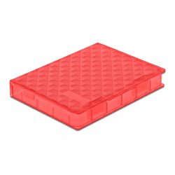 DeLOCK Protection Box for 2.5″ HDD / SSD red