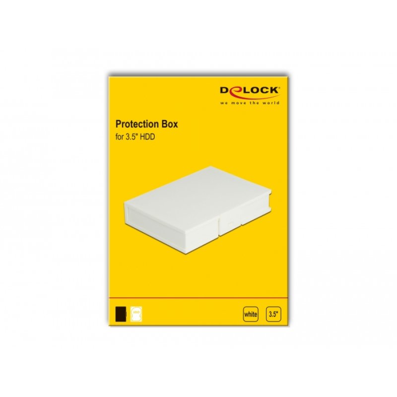 Schutzbox für 3.5? HDD weiß
