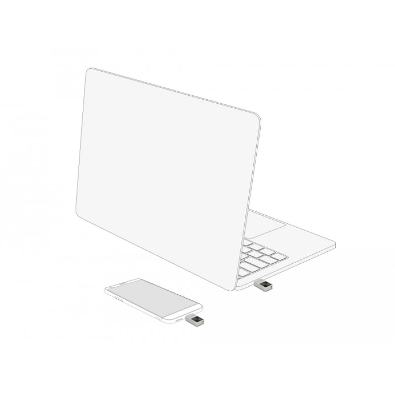 DeLOCK Mini USB 5 Gbps USB-C Memory Stick 16 GB - Metal Housing