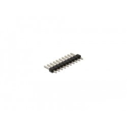 DeLOCK Pin header 10 pin, pitch 2.54 mm, 1-row, straight, 5 pieces