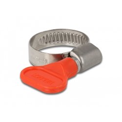 DeLOCK Butterfly Hose Clamp 16 - 25 mm 10 pieces red