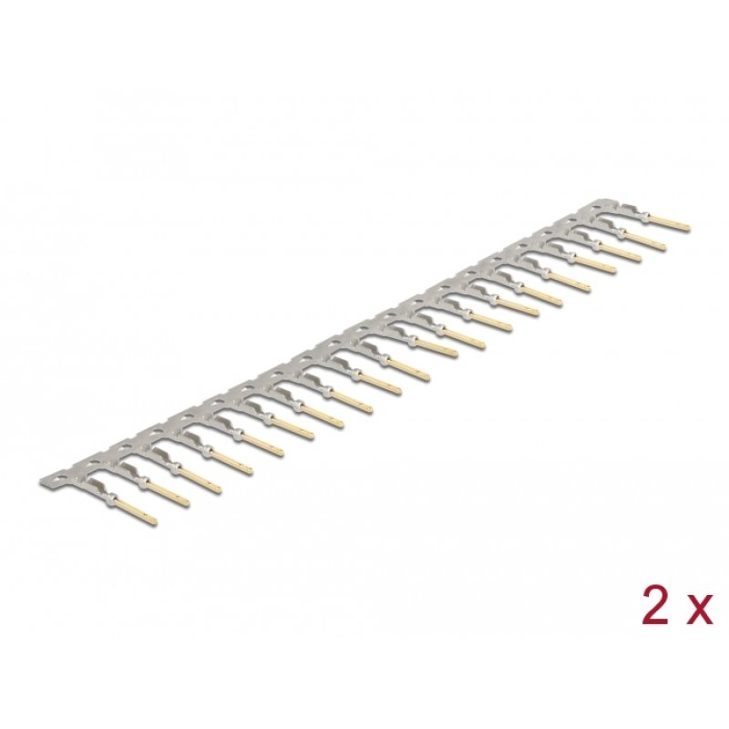 DeLOCK Crimp contacts for D-Sub HD crimp male 40 pieces