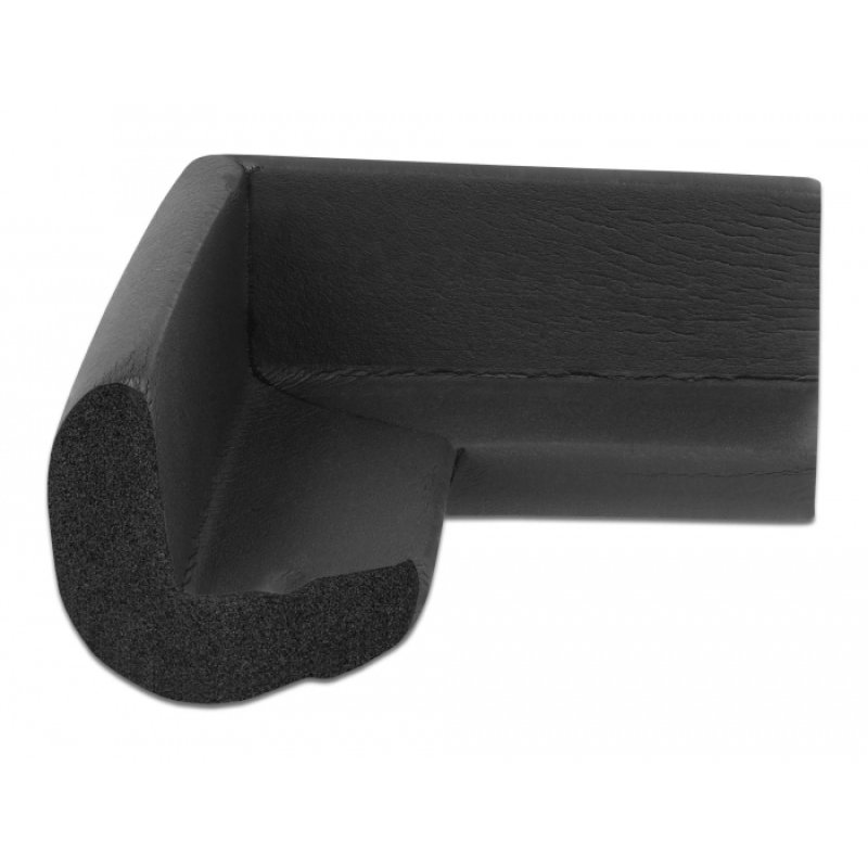 DeLOCK Foam Edge Protection self-adhesive 70 x 67 x 35 mm black