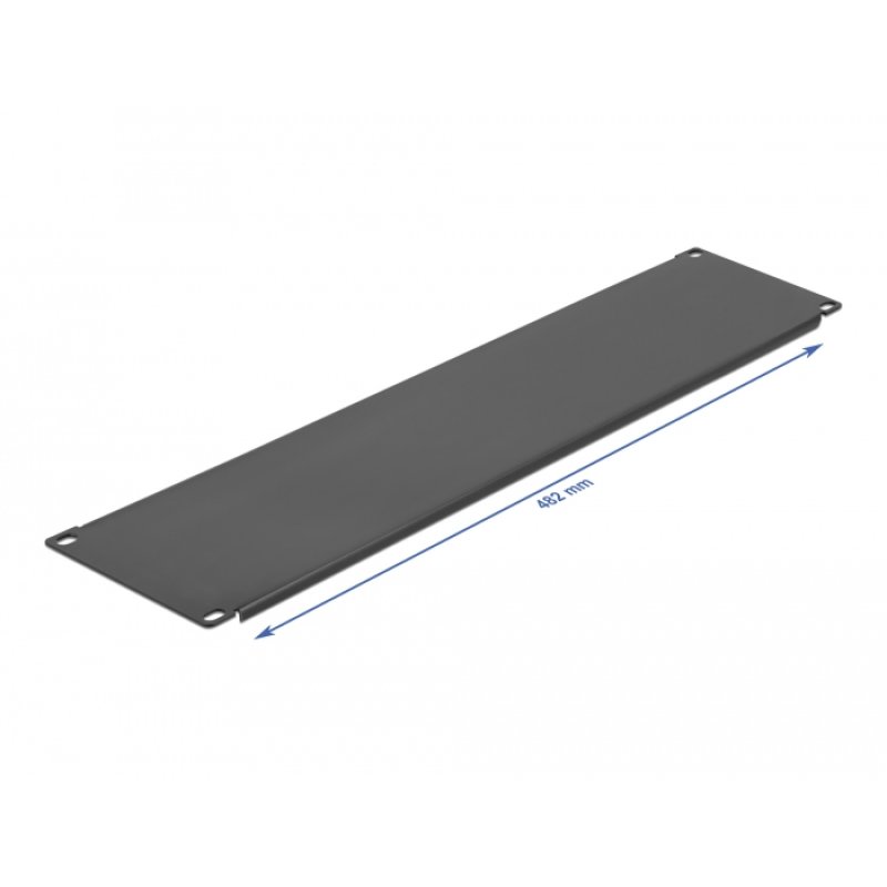 19? Netzwerkschrank Blindabdeckung 3 HE schwarz