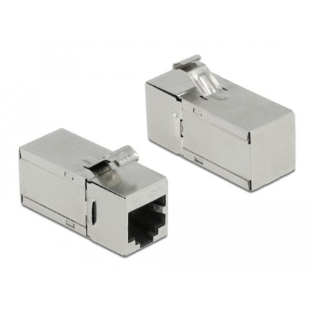 DeLOCK Module Keystone prise RJ45 à prise RJ45 Cat.6A coudé à 90°