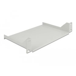 DeLOCK Etagère 10″ pour armoire de réseau, 1 unité, grise